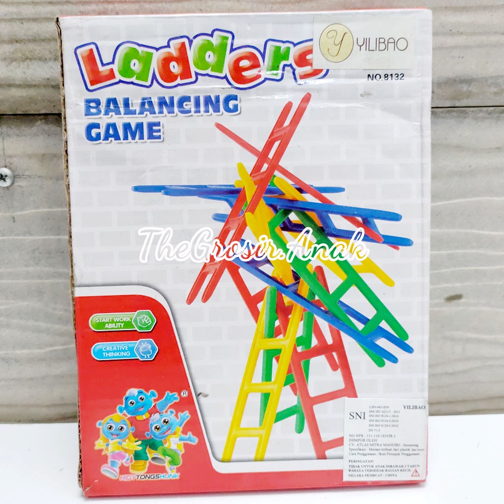 Ladders Balancing Game Mainan Edukasi Strategi Asah Otak Tangga Keseimbangan