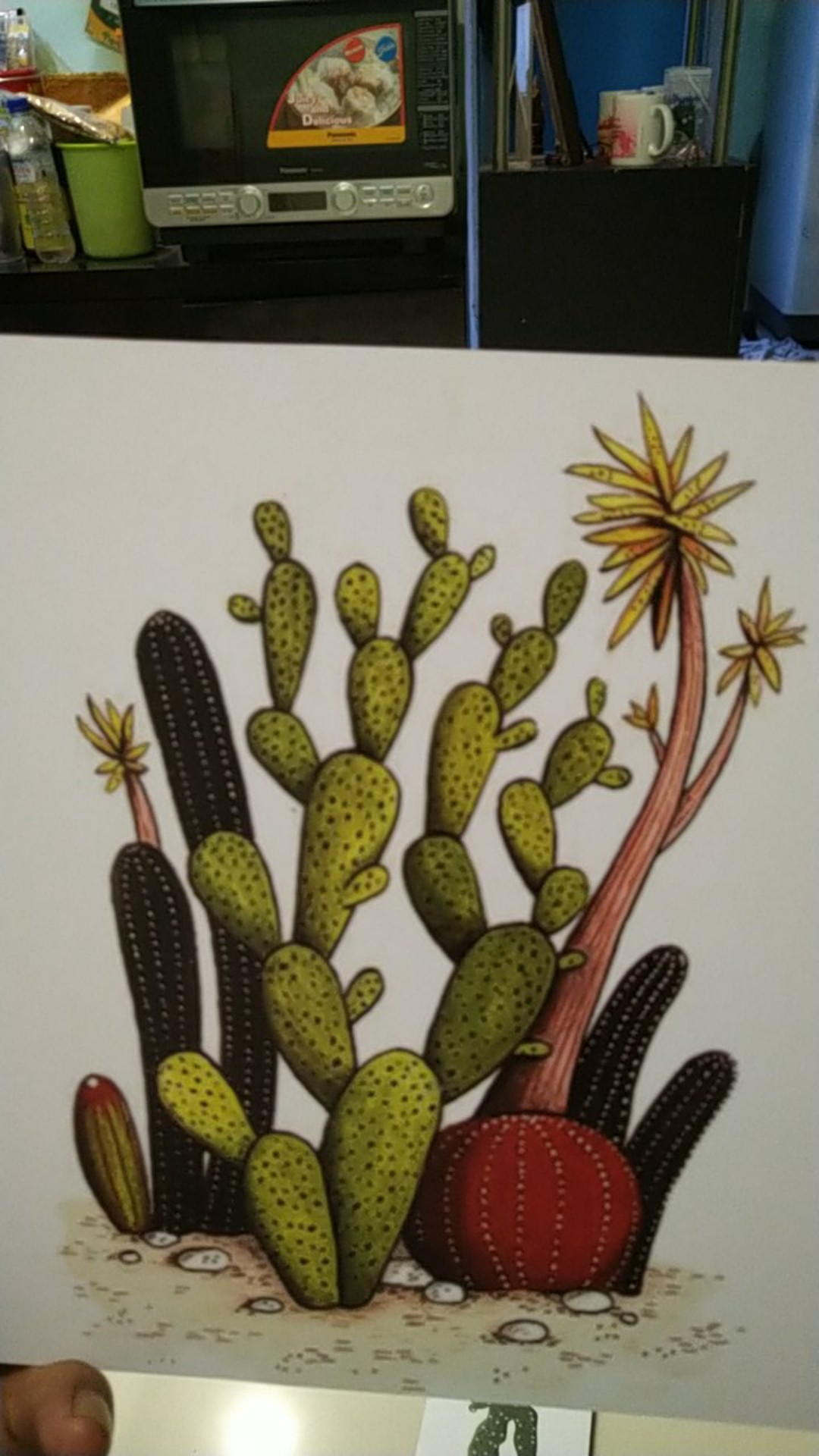 Wp Project Hiasan Dinding Walldecor Pajangan Dinding Shabby Chic Kaktus Succulents