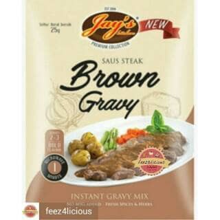 

Spesial - Jay'S Kitchen Brown Gravy Sauce Steak (Non Msg)/Bumbu Penyedap Non Msg