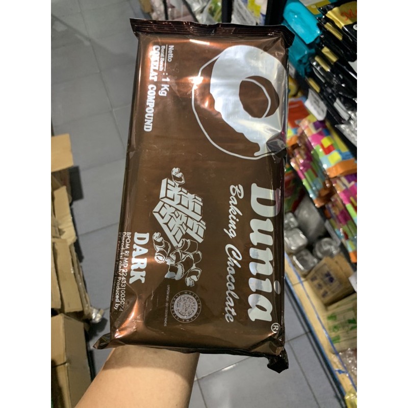 

coklat batangan dunia compound dark 1kg