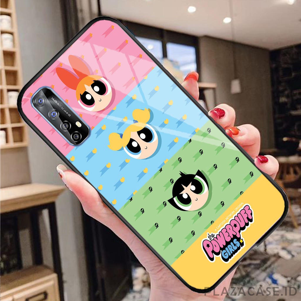 Powerpuff Girls Softcase Glass [K70] for REALME 7 Y20 A53 REDMI 9C C17 RENO 4 REALME 7i Y50 A73