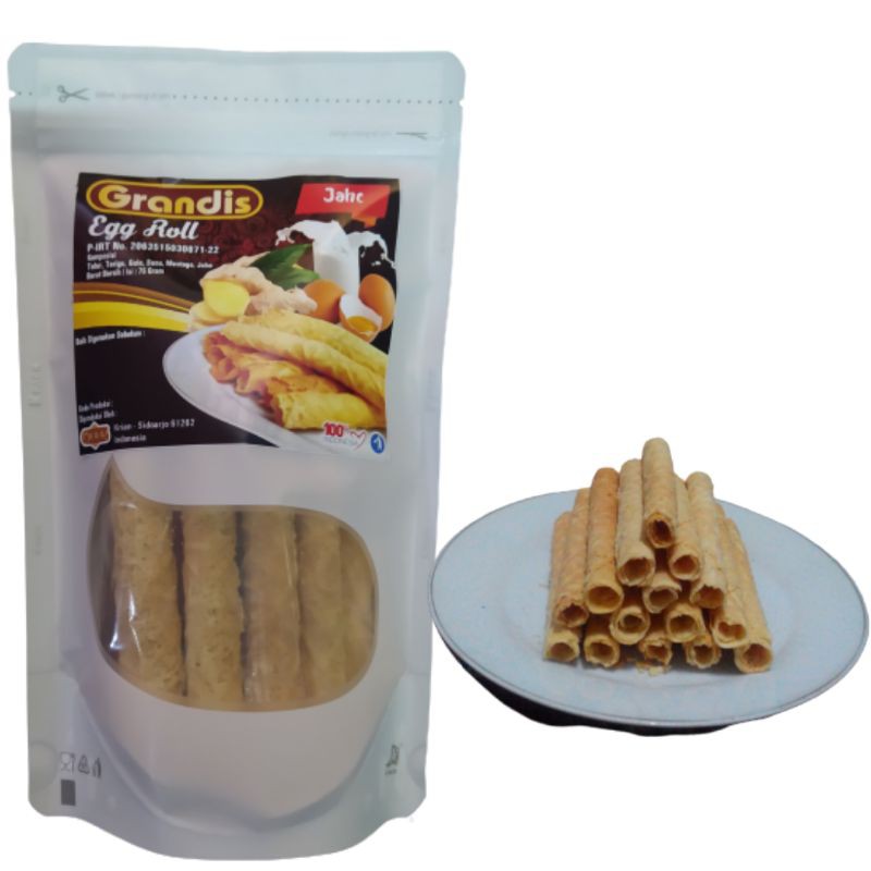 

Grandis Kue Egg Roll Jahe 75 g