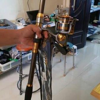 ✥ Set Joran Pancing Laut Kekuatan 20kg Joran Pancing 210cm Reel DB6000 DI SHOPEE ➻