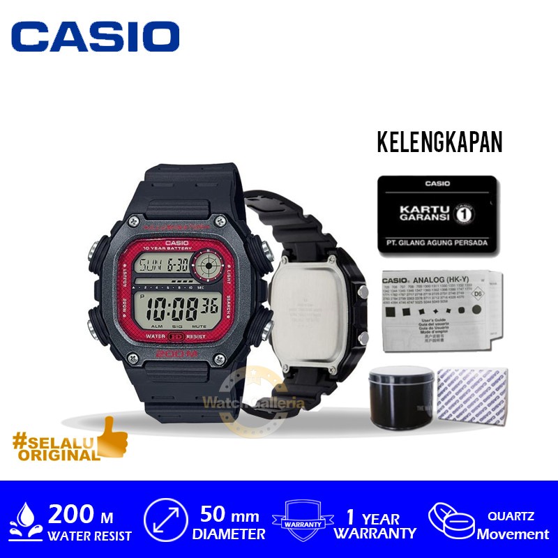 Jam Tangan Casio DW-291H-1BVDF Dengan BOX Kaleng Original Bergaransi Resmi 1 Tahun