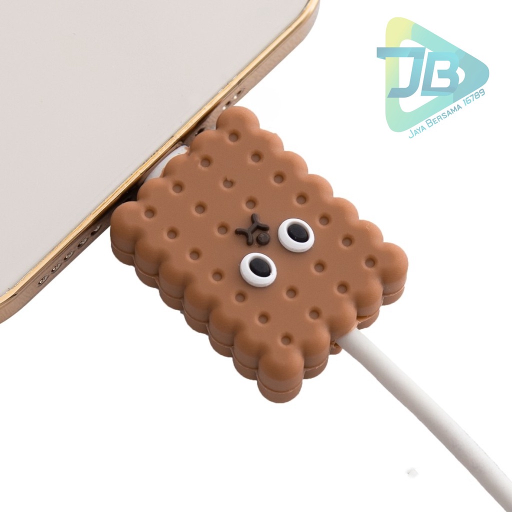 food Cable Bite Pelindung Ujung Kabel Cable Saver Cable Protector karakter makanan JB5455