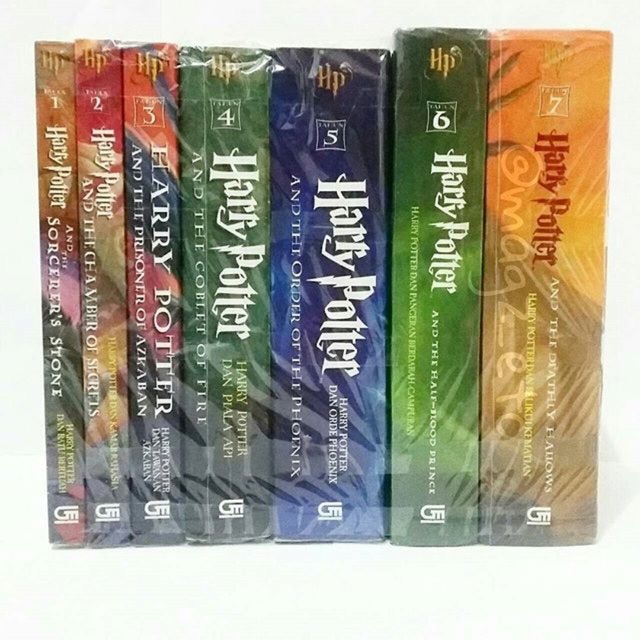 Jual Novel Harry Potter 1-7 Bahasa Indonesia - JK Rowling | Shopee