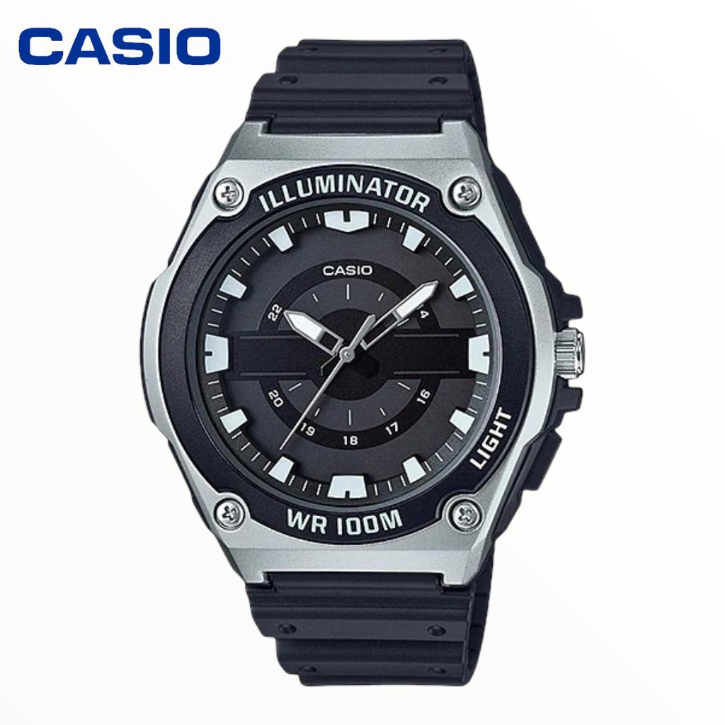 (COD) JAM TANGAN PRIA G-SHOCK CASIO  ILLUMINATOR MWC 100H ANALOG / JAM TANGAN ANTI AIR BISA BAWA BERENANG JAM TANGAN ANALOG CASIO