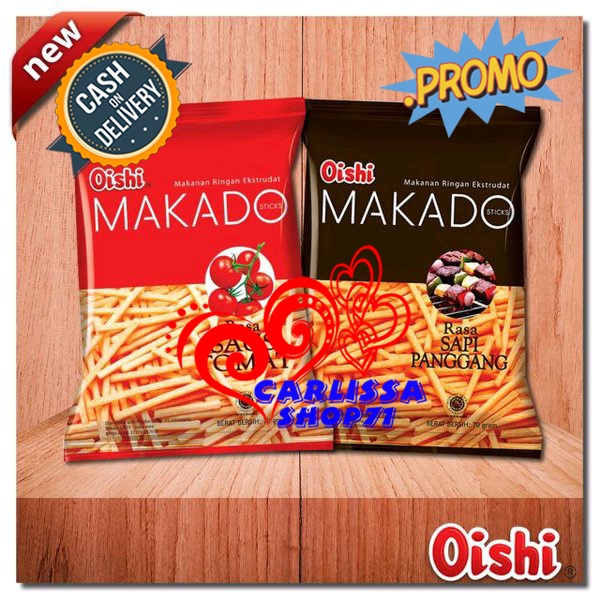 

Oishi Makado Rasa Sapi Panggang Dan Saos Tomat 65,6gr Harga Terjangkau