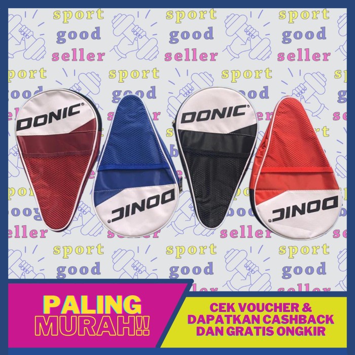 COVER BET PINGPONG DONIC TAS BAT TENIS MEJA - Hitam