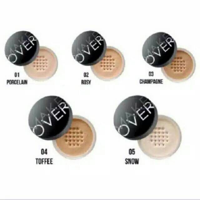 MAKE OVER SILKY SMOOTH TRANSLUCENT POWDER | MAKEOVER LOOSE POWDER | BEDAK TABUR TRANSPARAN