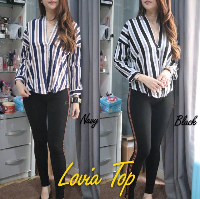 Ready 4 warna BC Lovia Top / Blouse wanita kekinian