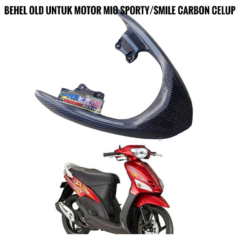 BEHEL MIO SPORTY/SMILE OLD KARBON CELUP.BEHEL BELAKANG JOK MOTOR MIO CARBON BRHRL MIO OLF VARIASI