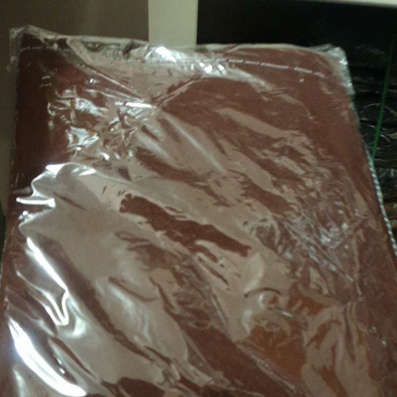 PASHMINA CROCHET 180 X75 DIAMOND  SULAM  PICOT EMBORDY-Datk choco diamond