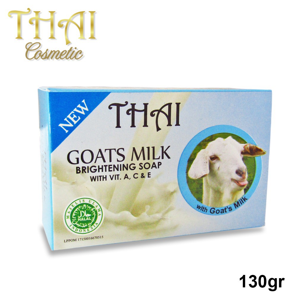 THAI Goats Milk Soap 130gr - Sabun Kambing