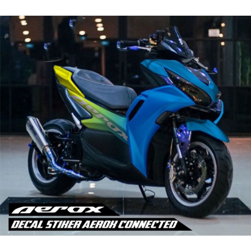 decal full body Yamaha aerox new /conected 155 sticker variasi decal aerox