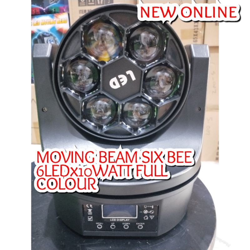 MOVING SIX BEE 6LEDx10WATT