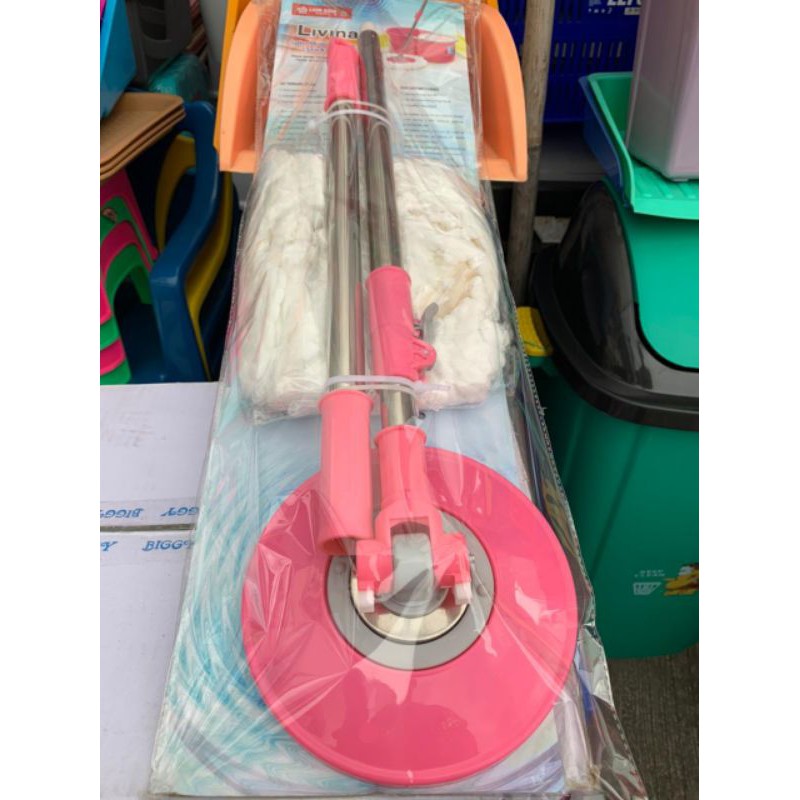 Lion Star Livina Pel Lantai Tongkat Set / Spin Mop ( Handle Set )