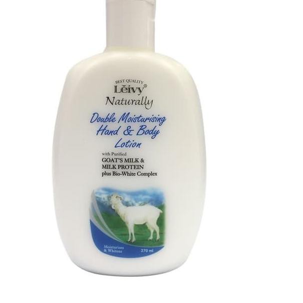 Hand Body Lotion Goats Milk Susu Kambing Leivy 270ml Promo Asli Shopee Indonesia