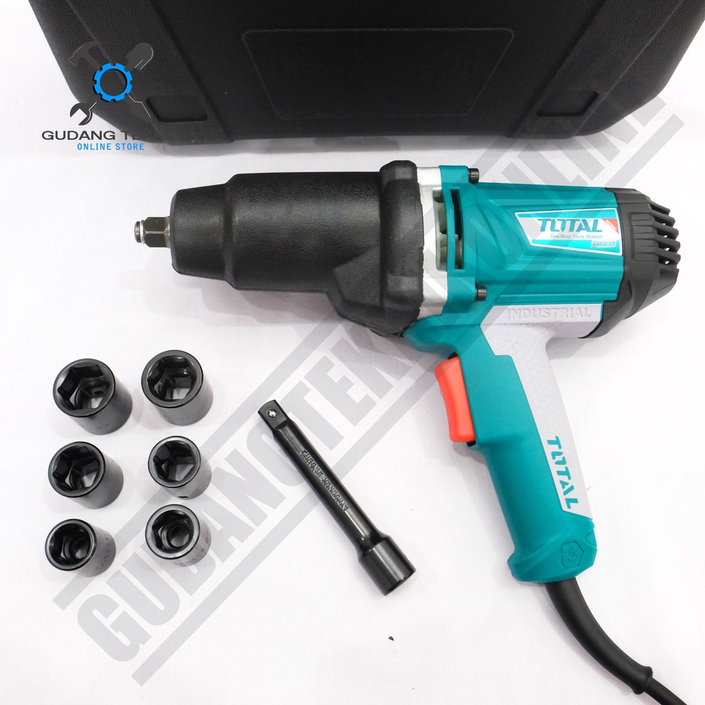 Impact Wrench LISTRIK 1/2&quot; TOTAL TIW10101 / Alat Buka Pasang Baut LISTRIK TIW 10101 TOTAL