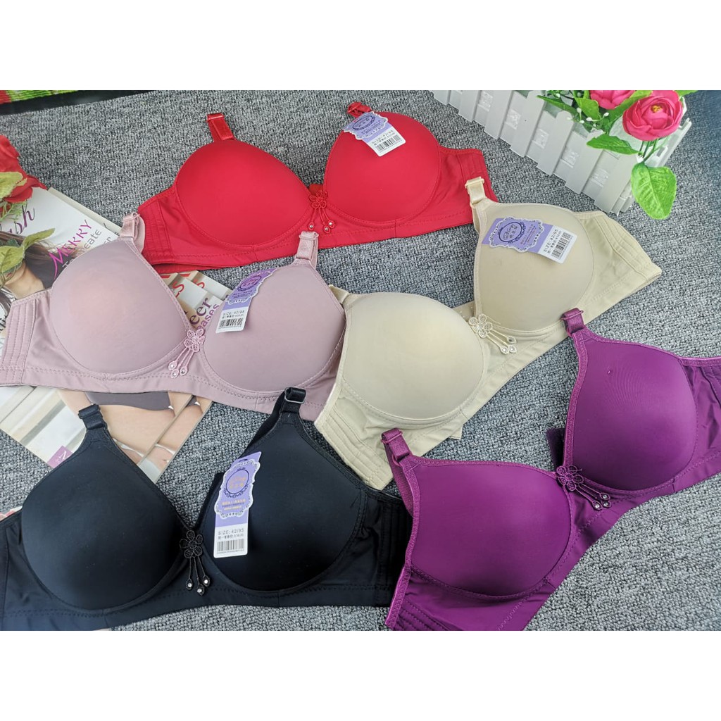 Bra/BH Wanita import 087 Bahan Halus Busa Tipis Tanpa Kawat CUP-B