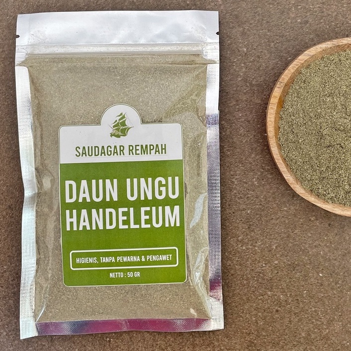 

Daun Ungu / Handeleum Bubuk/ Serbuk 100% Murni Tanpa Campuran. Organic Superfood