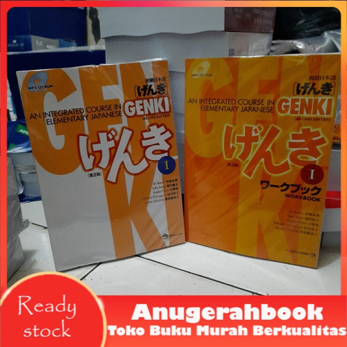 PROMO GENKI 1 An Integrated Course in Elementary Japanese Text book and Wor