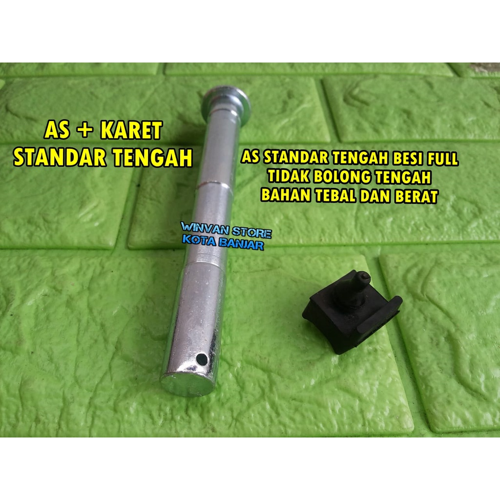 As standar tengah karet dan spi standar tengah Honda WIN 100