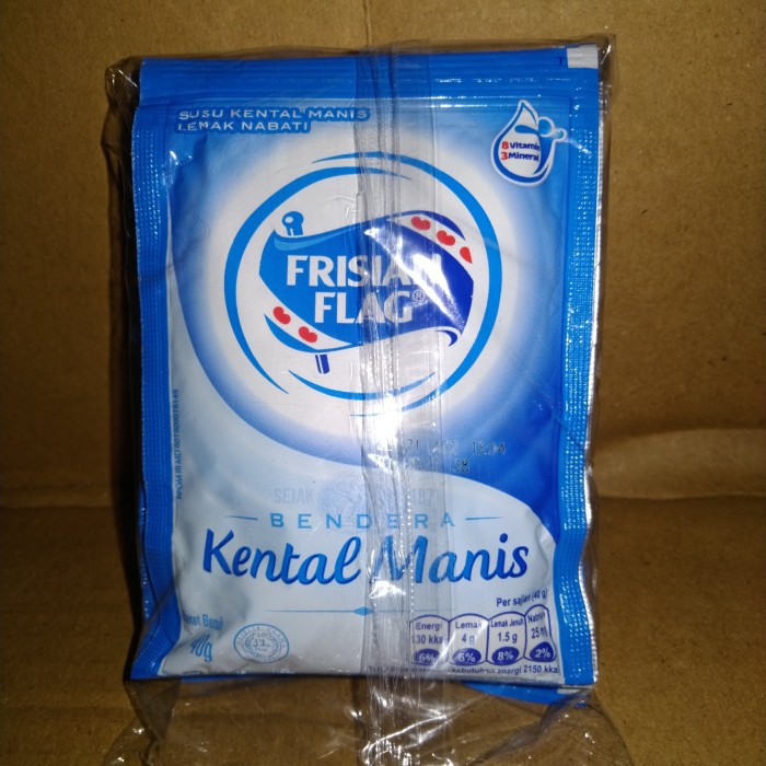 

frisian flag putih/coklat