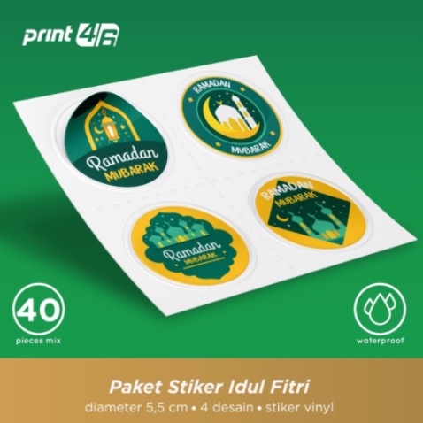 

(40 PCS) Stiker Tema Idul Fitri dan Stiker Tema Lebaran