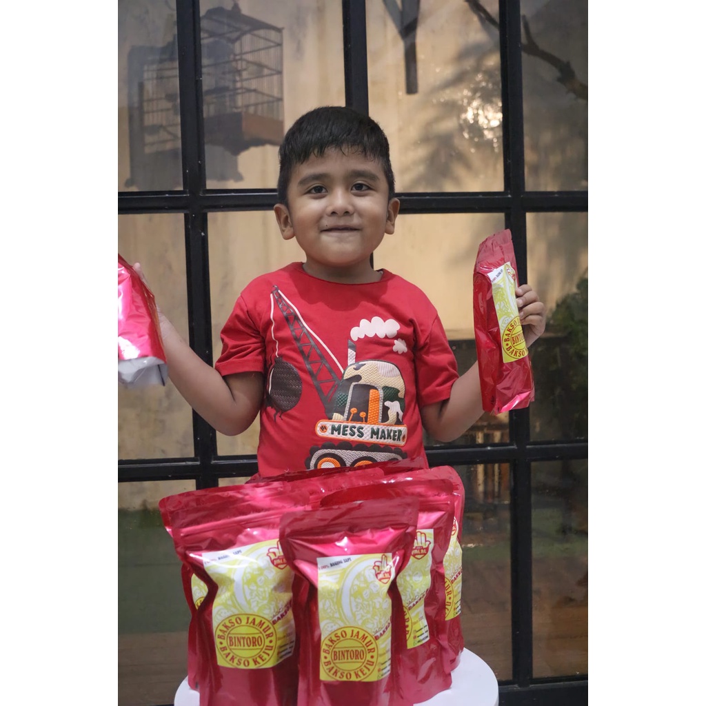 

BASO/BAKSO BINTORO FROZEN ISI KEJU JAMUR /PAKET KOMPLIT EXTRA SUPER
