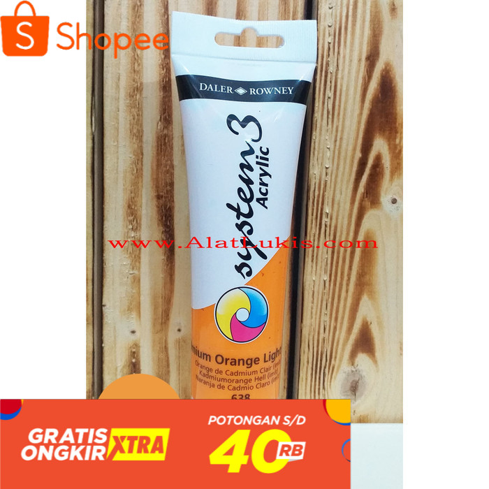 

Cat Akrilik System 3 150 ml warna Cadmium Orange Light Hue