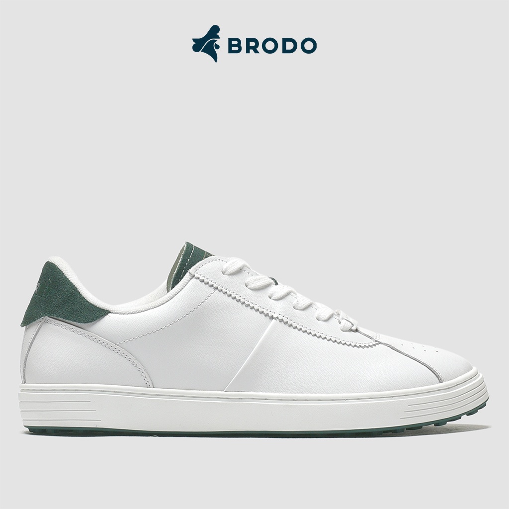 BRODO - Sneakers Active Corte GOLF White Racing Green WS