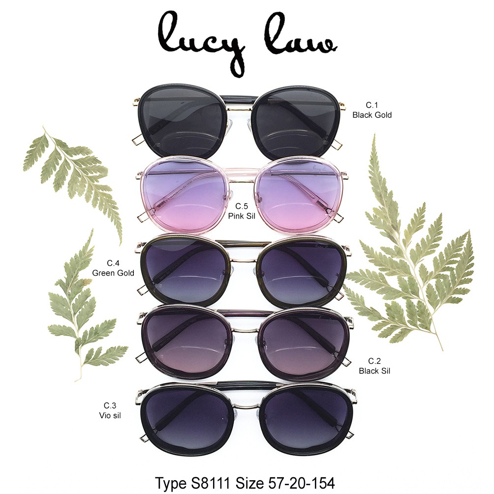 Lucy Law S8111 Sunglasses Include Polarized Lens