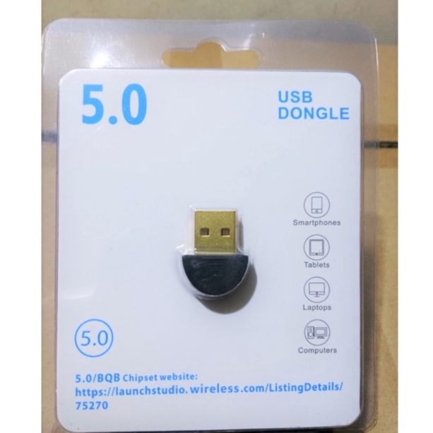 SKU-1291 BLUETOOTH 5.0 USB DONGLE ADAPTER VERSI 5.0 CSR BLUTUT
