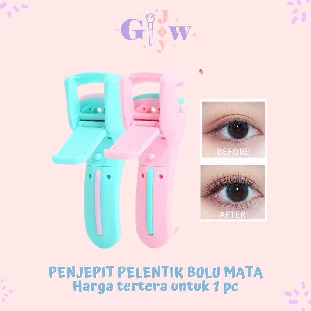 A141-A142 PENJEPIT PELENTIK BULU MATA warna pastel pink tosca biru merah muda jepang eyelash lash eye make up salon dandan mascara palsu aksesoris aksesories alat kencantikan murah termurah original asli