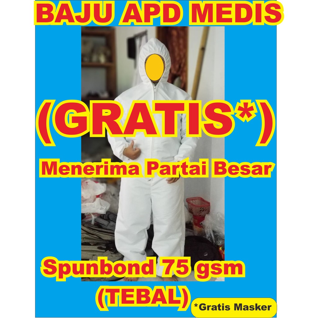 Grosir ecer Baju APD Medis APD corona APD Hazmat Suit Grosir ecer Baju APD Medis APD corona APD Hazmat Suit