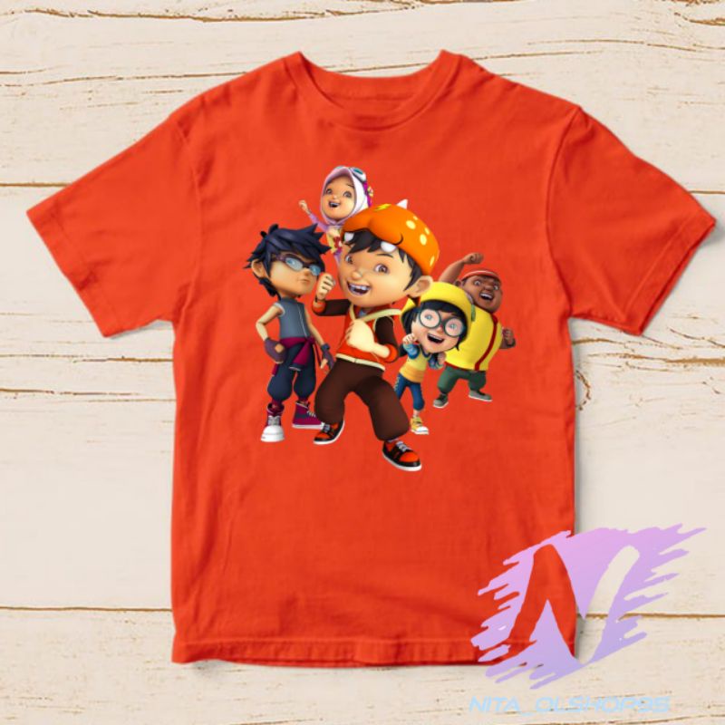 baju Boboiboy kaos anak Boboiboy dan kawan kawan