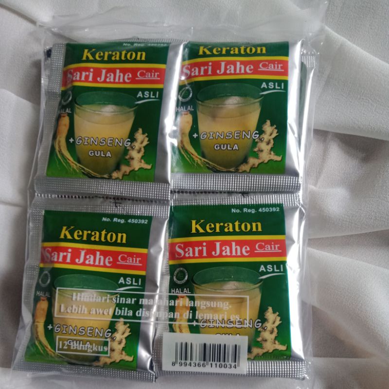 Sari Jahe Keraton 1 renteng isi 6