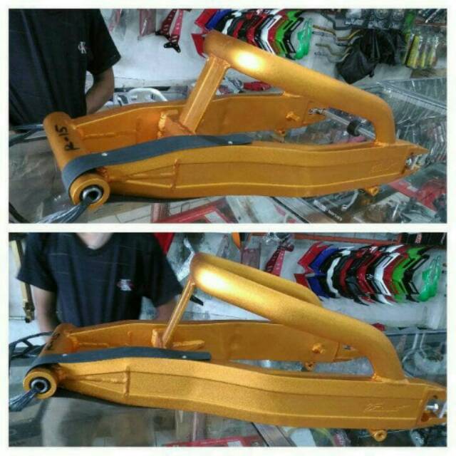 Swing arm rossi yamaha r15/swing arm r15 merk rossi model delcevic