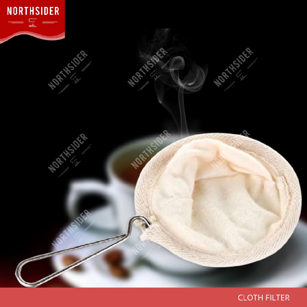 Cloth Filter | Saringan Kain Untuk Kopi atau Teh Gagang besi