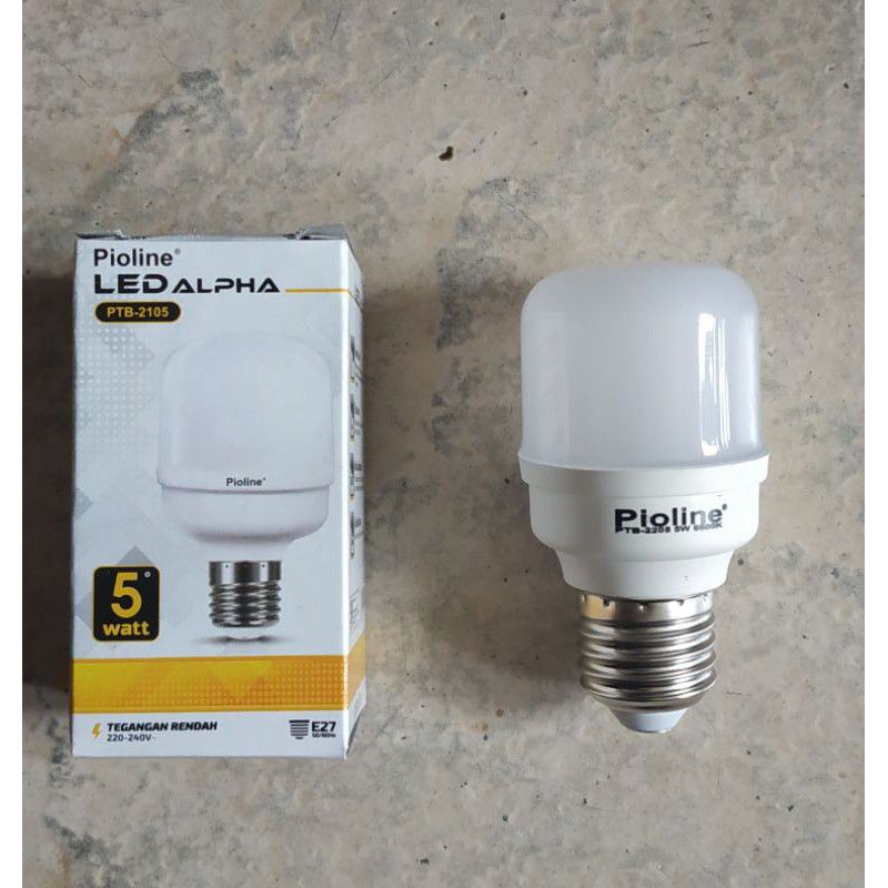 Lampu led 5 watt Pioline Alpha / lampu led 5 watt murah / lampu 5 watt terang