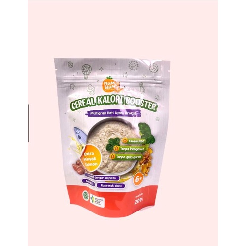 Plum &amp; Blum Cereal bubur bayi Oat Pasta Beef BUAH /Sereal Bb Booster -200gr