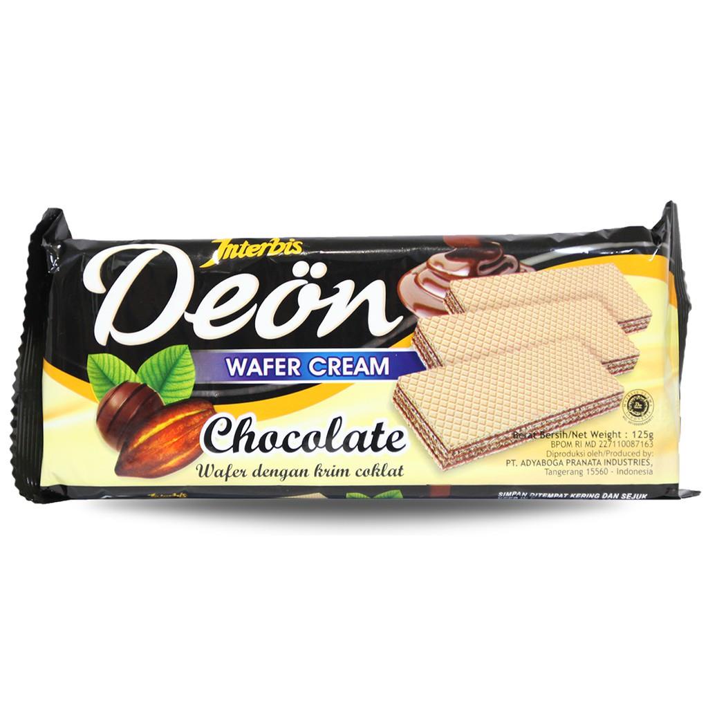 

Interbis Deon Wafer Cream Chocolate 125 Gr