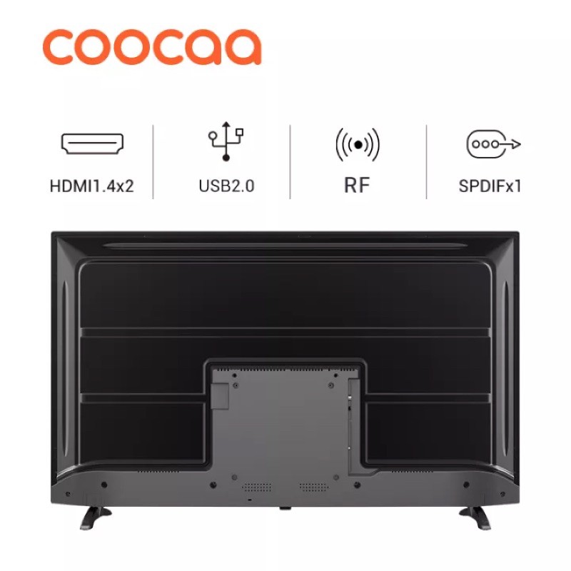 COOCAA LED TV 32 inch 32D5T Digital Analog - HD USB HDMI DVT-B/T2