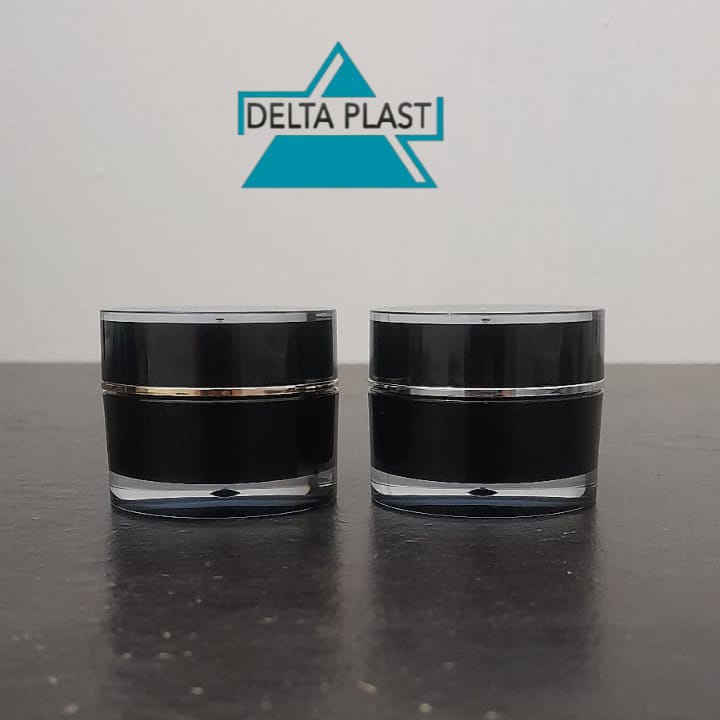 Pot acrylic 10gr Hitam / pot akrilik 10 gr Hitam