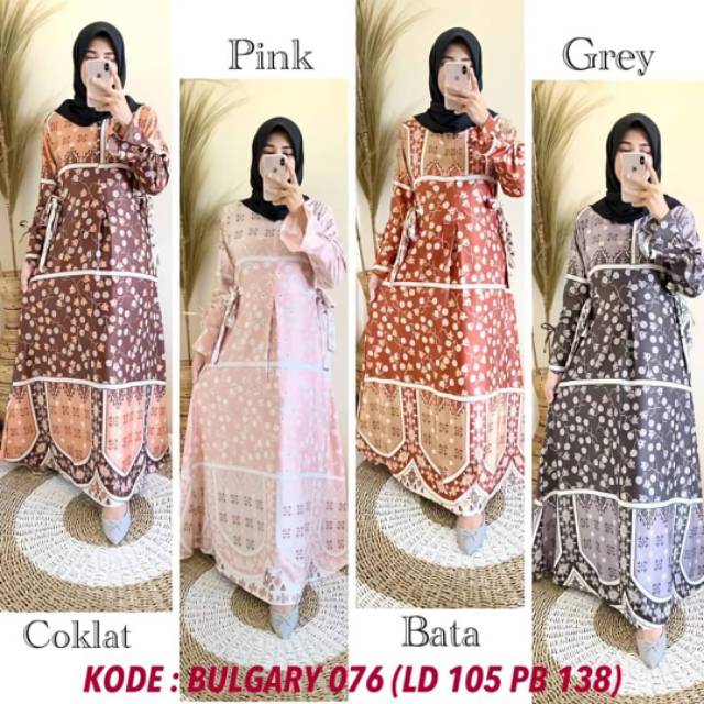 Gamis Ribyka Bulgary Silk