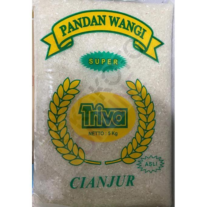 

Ready Stok Beras Pandan Wangi Premium Merk Triva 10kg **KHUSUS GOSEND/GRAB** Terlaris