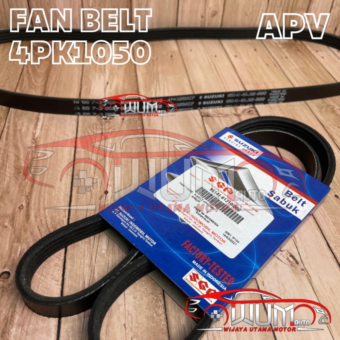 FAN BELT VAN BELT TALI KIPAS AC APV MEGA CARRY 4PK1050