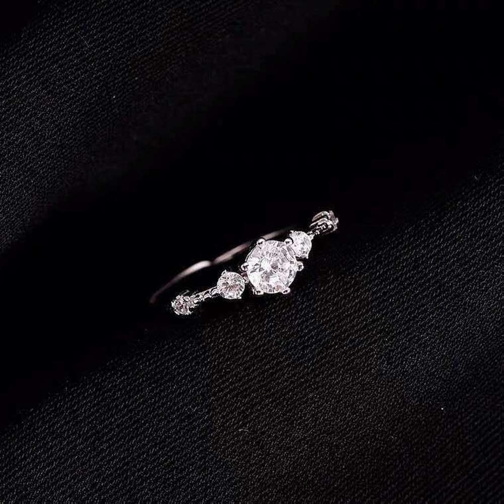 Cincin Klasik Model Terbuka Adjustable Gaya Korea Untuk Wanita