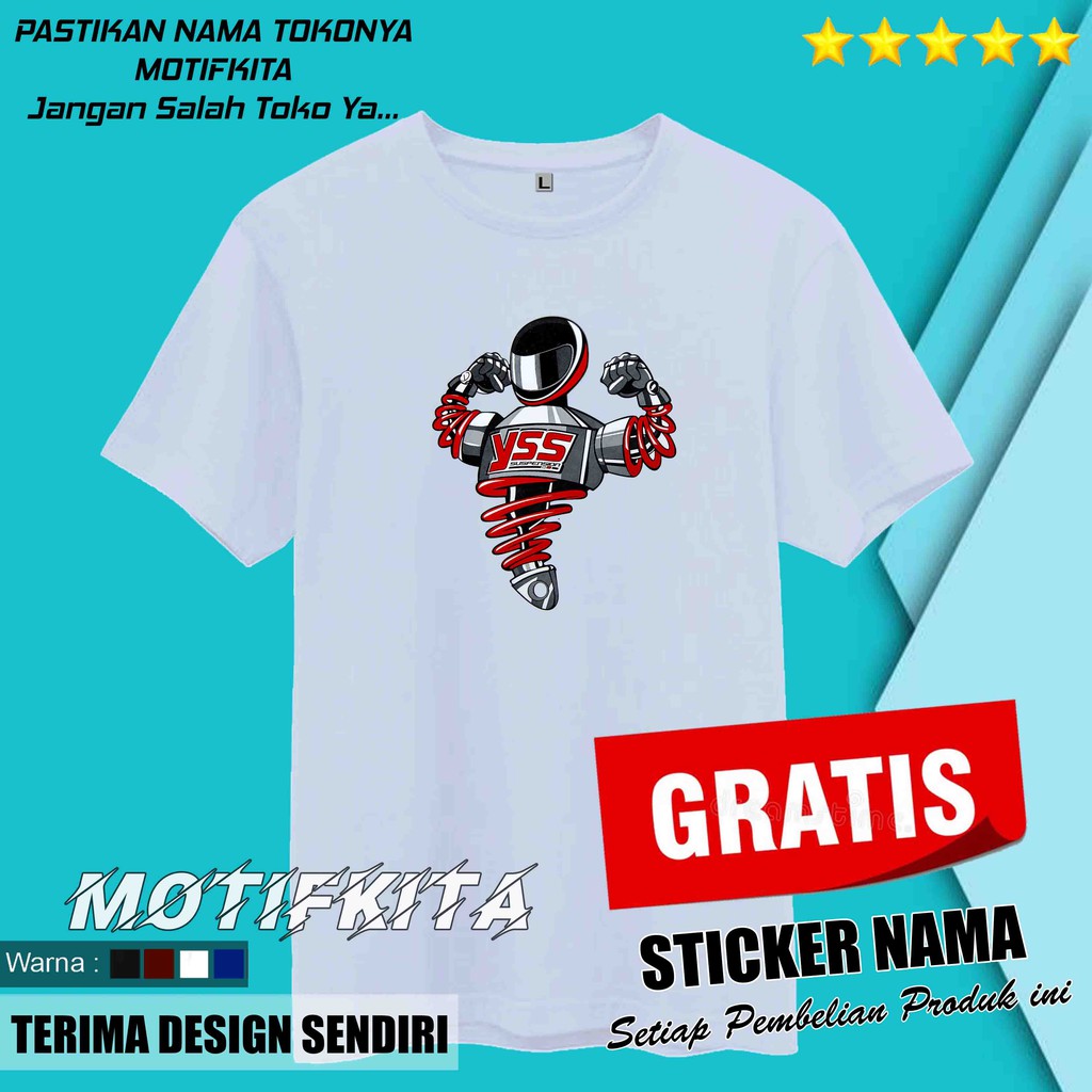 IMPORT QUALITY Kaos YSS RACING keren IMPORT QUALITY Pria &   Motifkita